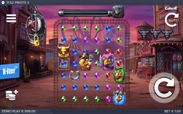 Pirots 3 Gameplay with Gems