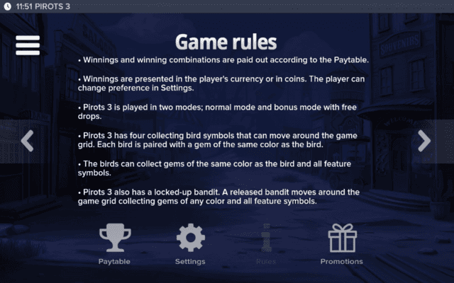 Pirots 3 Game Rules Page 2