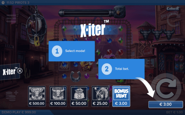 Pirots 3 X-iter Feature